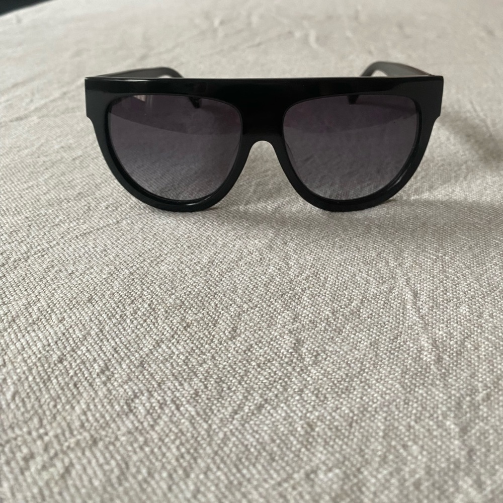 Celine Shadow Sunglasses - Oversize, Black Acetate